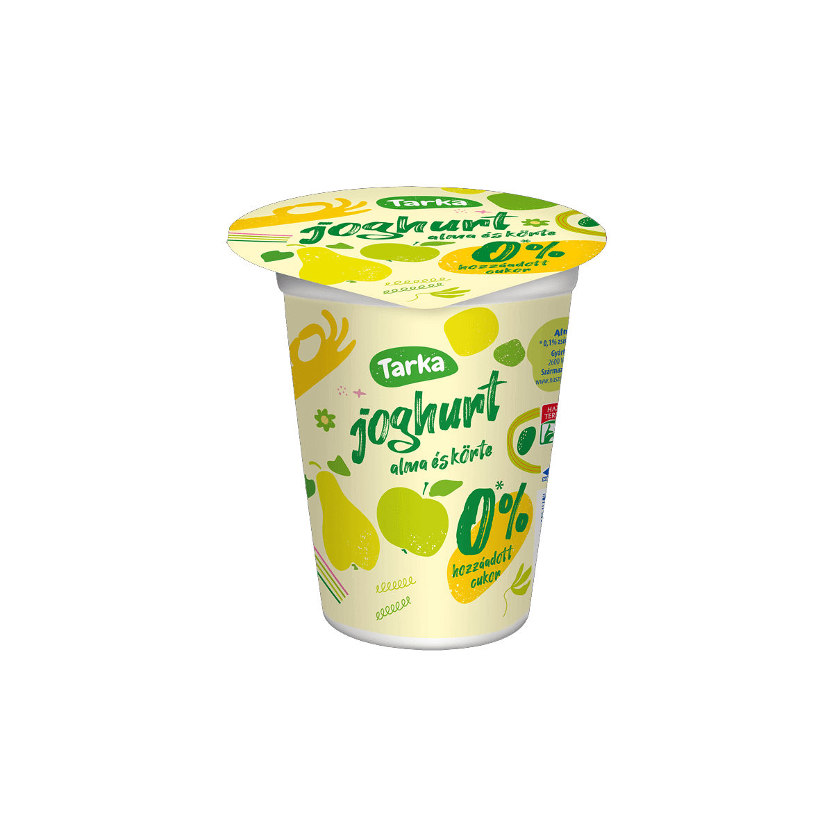 Tarka 0%-os gyümölcsjoghurt alma-körte 150g